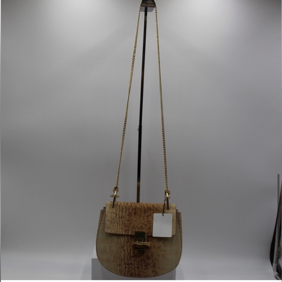 CHLOÉ Drew embossed crossbody bag - Picture 8 of 17